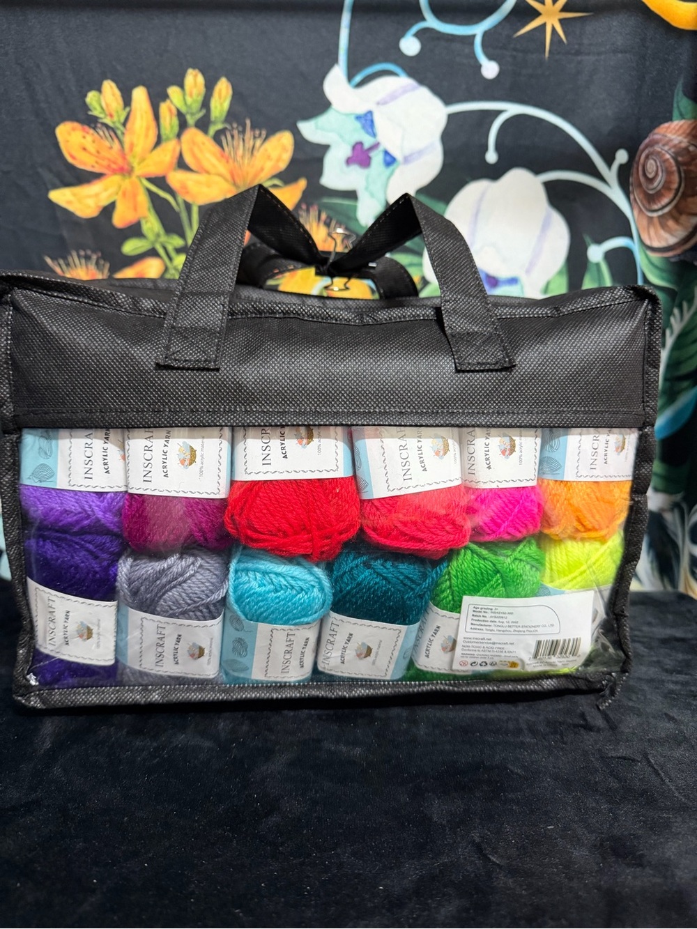 Inscraft Crotchet Kit with Multicolor Yarn